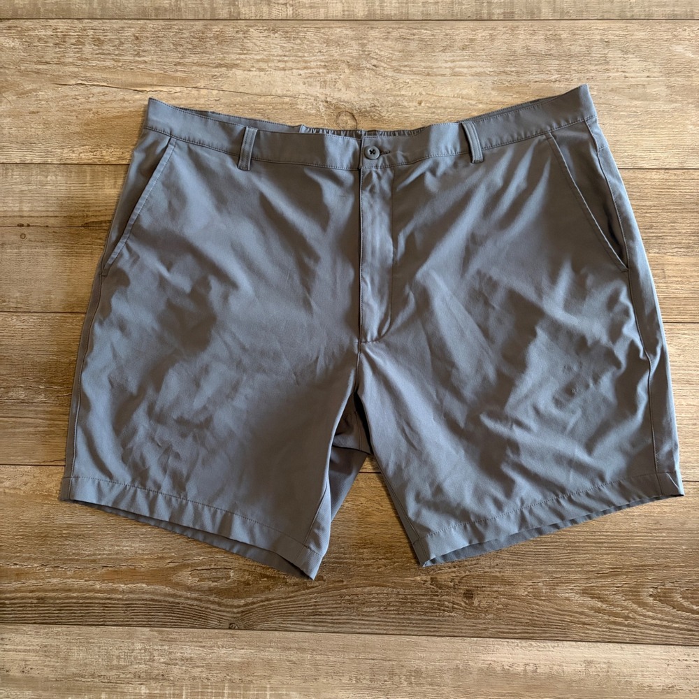 FootJoy Golf Shorts Men 42 Gray Performance Stretch Flat Front Activewear FJ